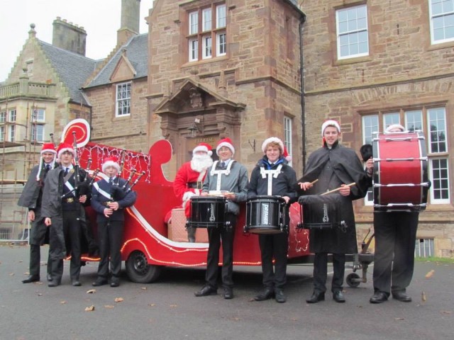 Band playing at the Belleisle / SAC launch