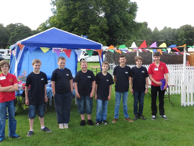 Volunteers who worked at the Ayr Flower Show 2014